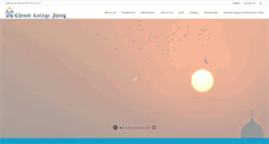 Desktop Screenshot of chenab.edu.pk